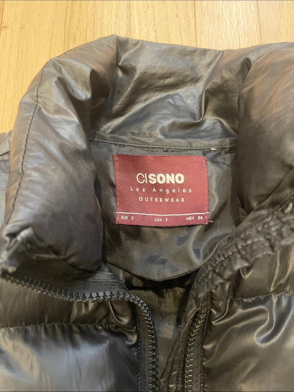 Women’s Black Puffer Jacket - size S - Picture 5 of 7